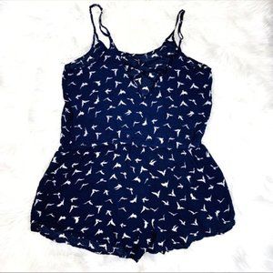 Dark Blue Romper with Pockets